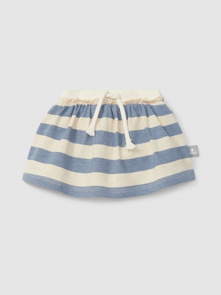 Skirt with striped diaper cover Skirt with striped diaper cover