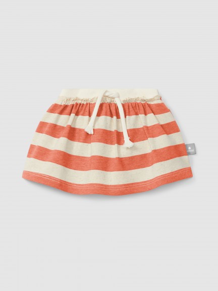 Skirt with striped diaper cover Skirt with striped diaper cover