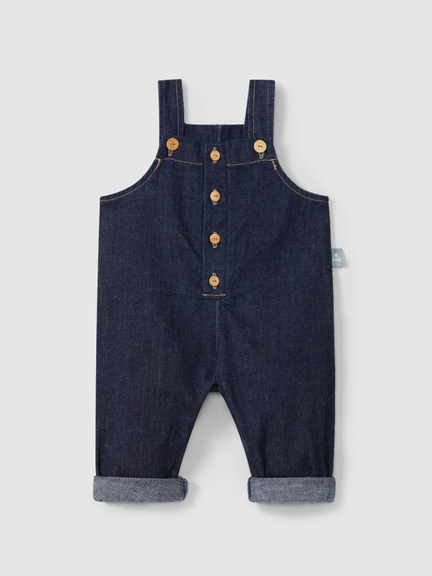 Organic cotton denim dungarees Organic cotton denim dungarees