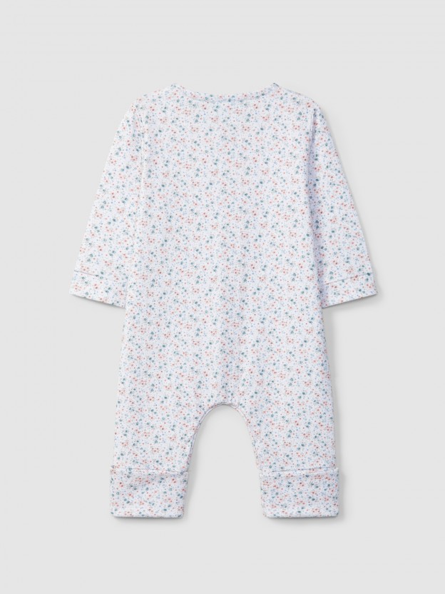 Babygrow flowers without collar
