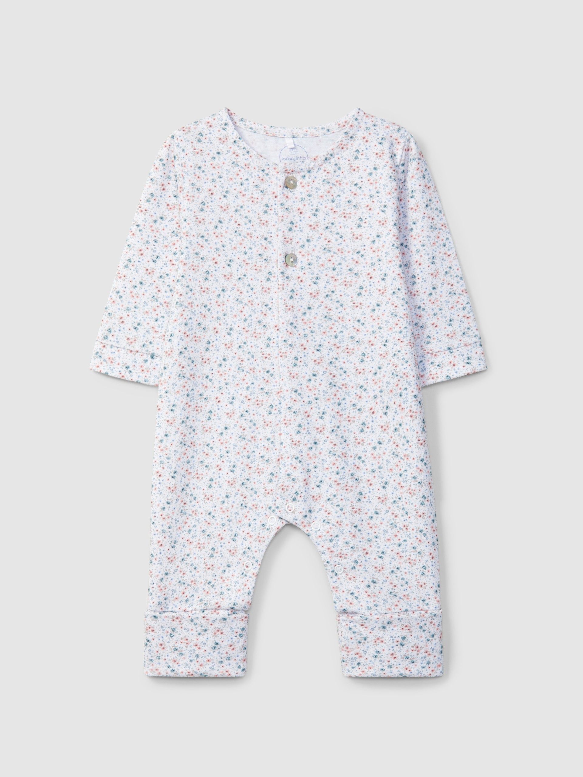 Babygrow flowers without collar
