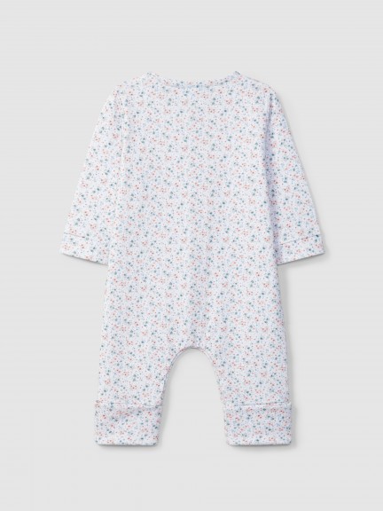 Babygrow flores sem gola Babygrow flores sem gola