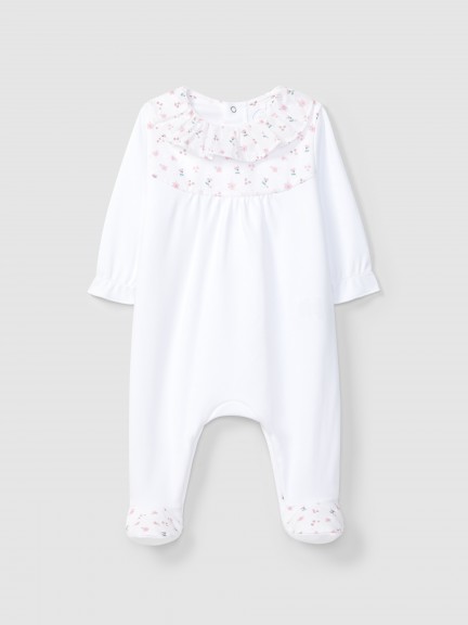 Babygrow plumeti estampado floral