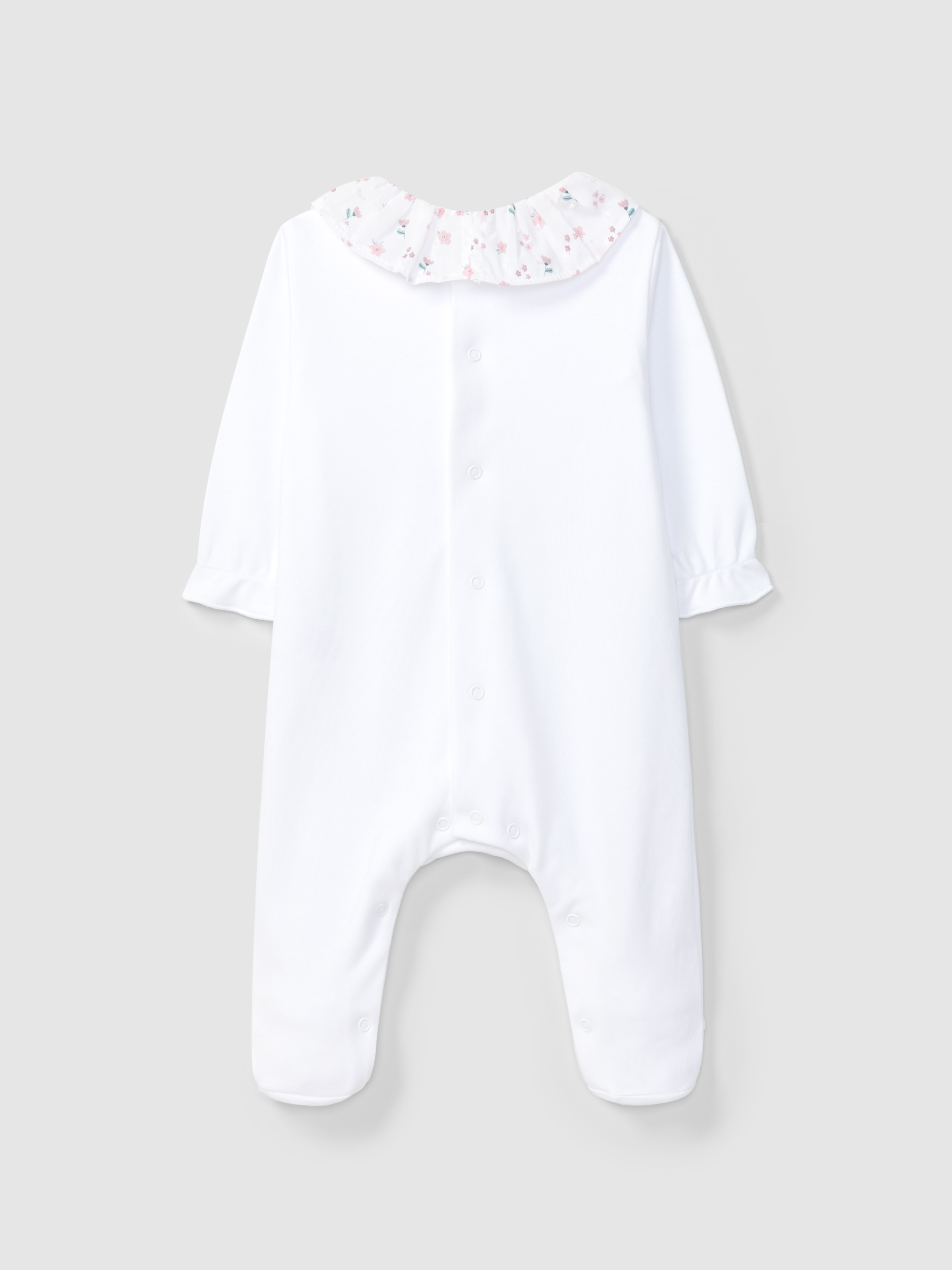 Babygrow plumetis imprimé fleuri