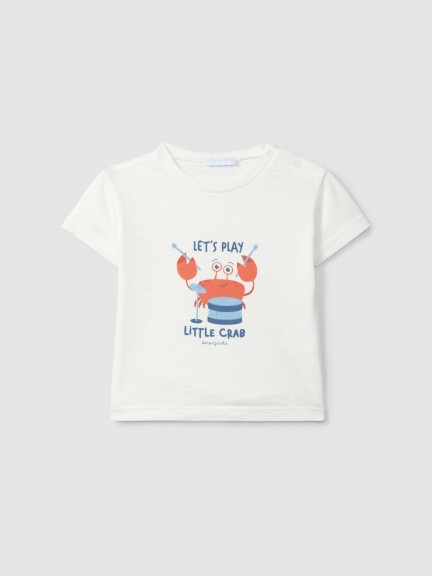 "Let s play little crab" T-shirt