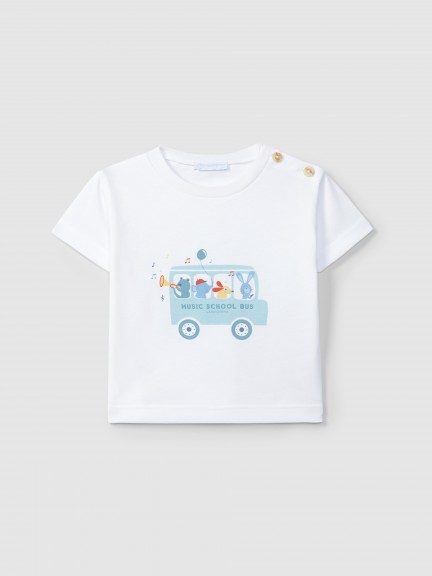 Camiseta "Music school bus"