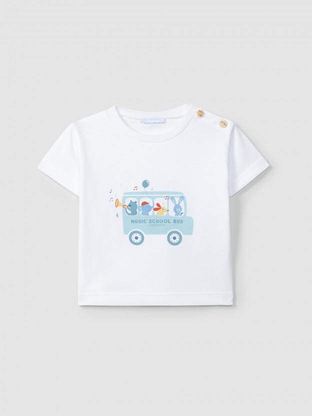 "Music school bus" T-shirt