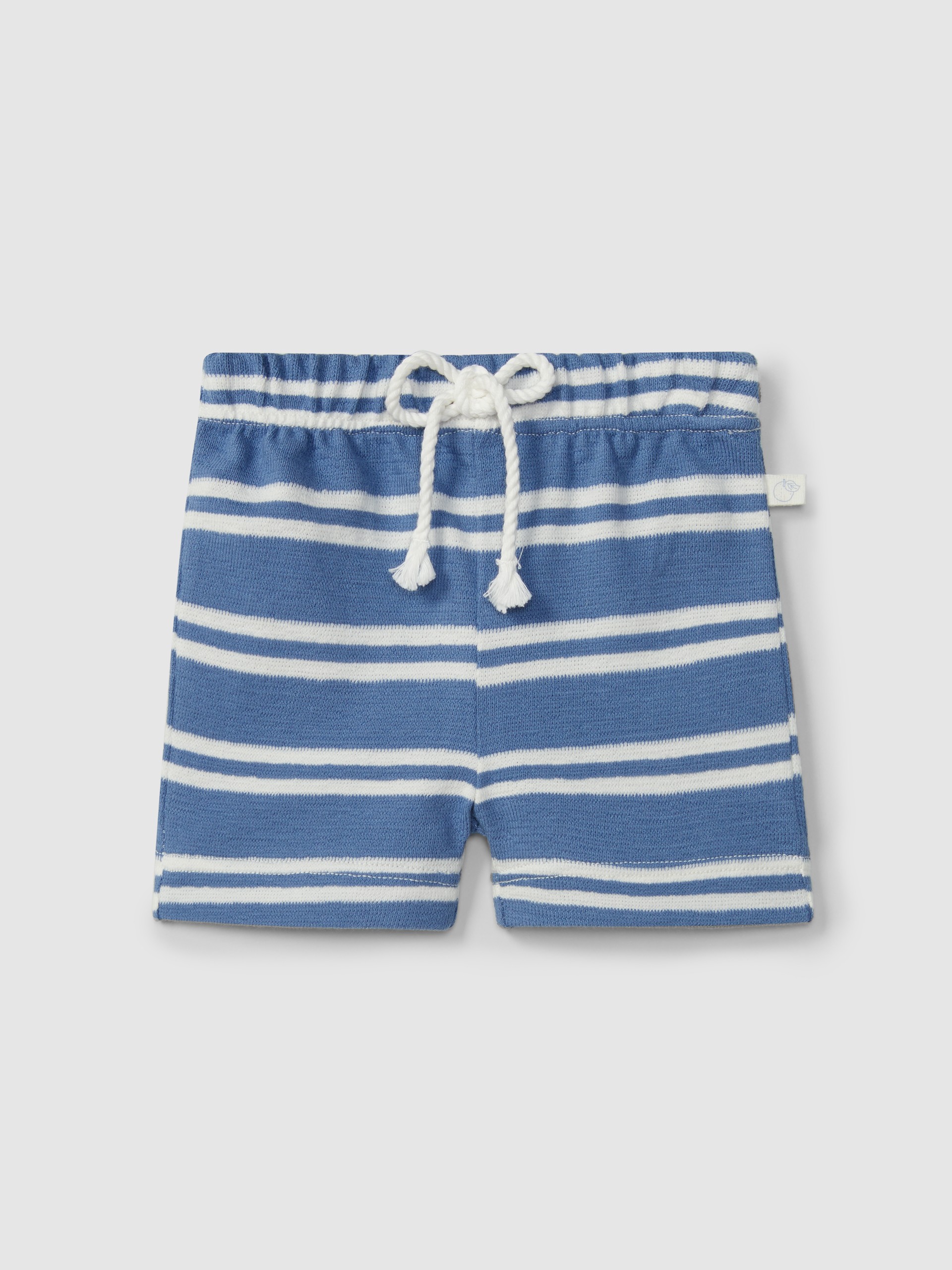 Pantalón corto pull-up a rayas