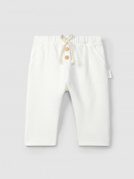 Pantalón pull-up piqué Pantalón pull-up piqué