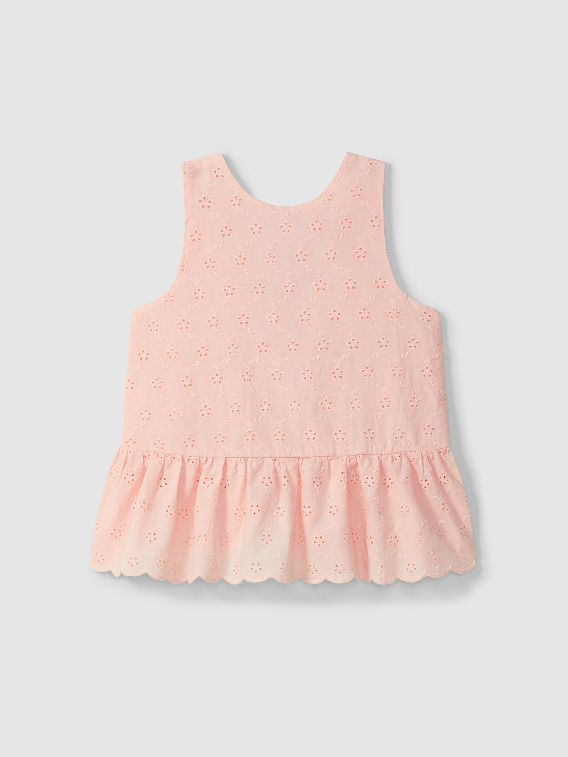 Top in English embroidery