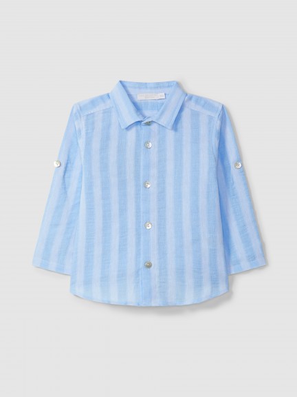 Linen shirt with natural appearance Linen shirt with natural appearance