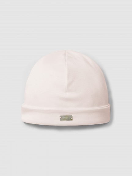 Plain cotton beanie