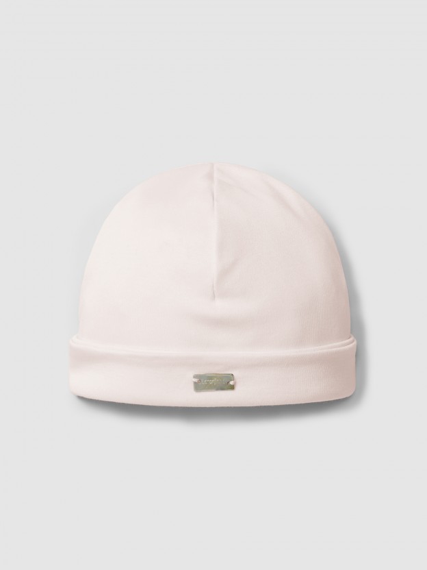 Bonnet en coton uni Bonnet en coton uni
