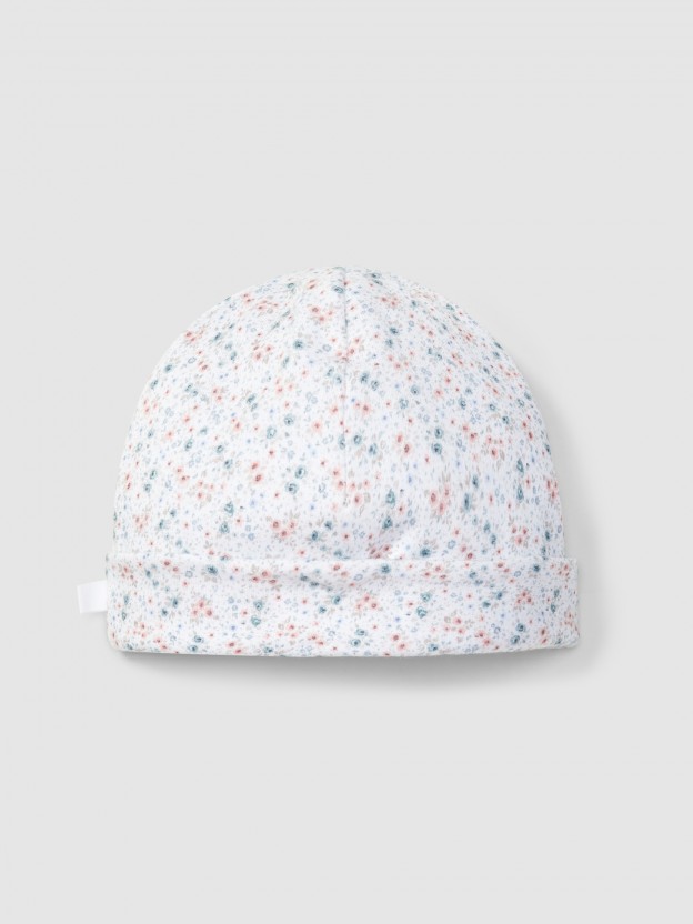 Bonnet en coton imprim�