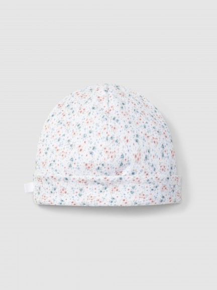 Printed cotton beanie Printed cotton beanie