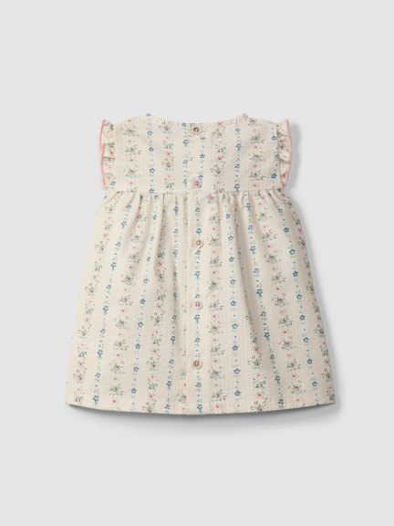 Floral print seersucker dress Floral print seersucker dress