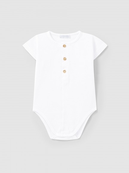 Body cuello mao en piqué Body cuello mao en piqué