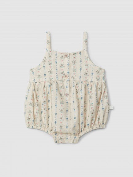 Bombacho seersucker estampado floral Bombacho seersucker estampado floral