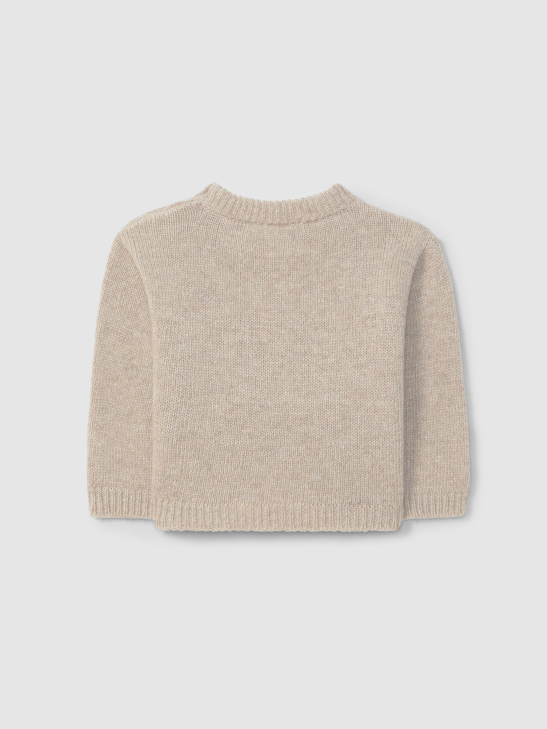 Knitted jumper with figurative intarsia