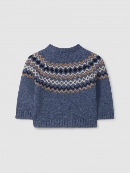 Jersey tricotado con jacquard Jersey tricotado con jacquard