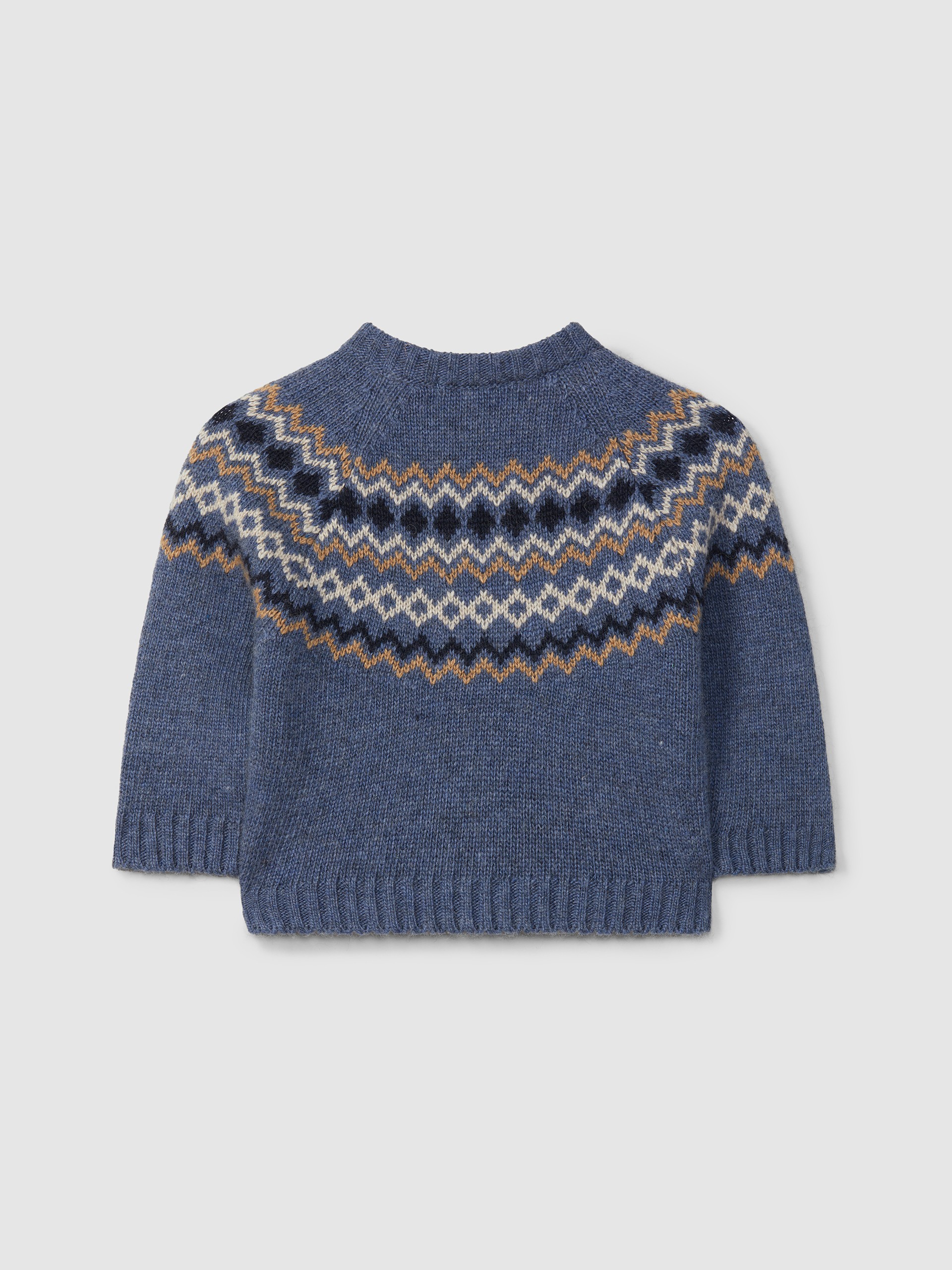 Camisola tricotada com jacquard