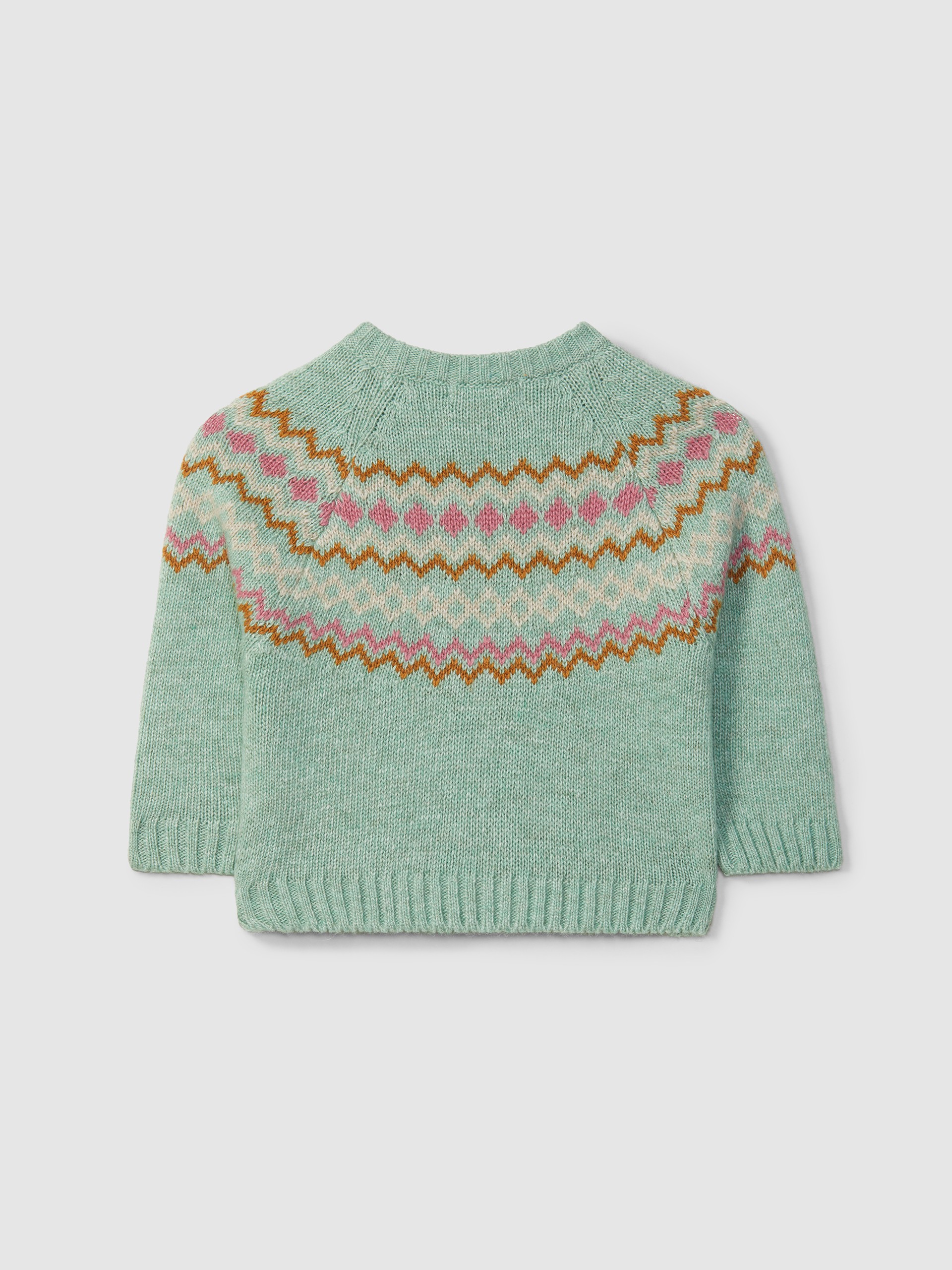 Camisola tricotada com jacquard