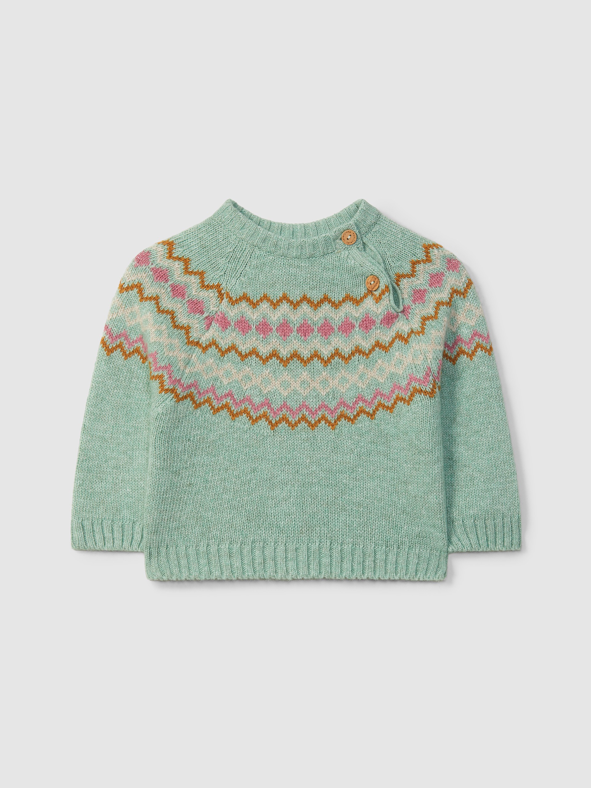 Camisola tricotada com jacquard