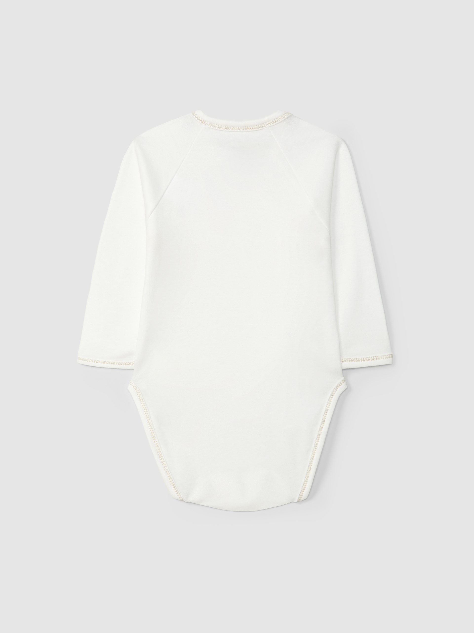 Body croisé uni en coton
