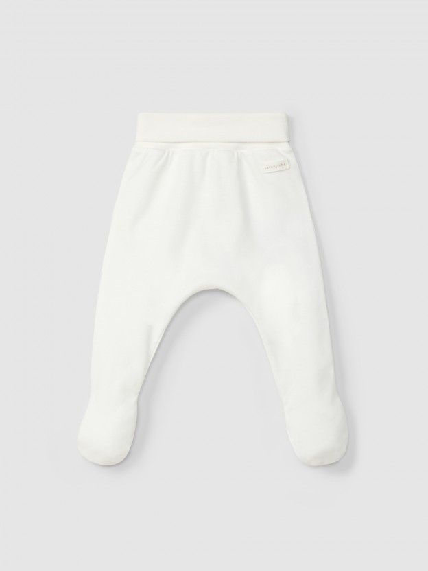 Collants unis en coton Collants unis en coton