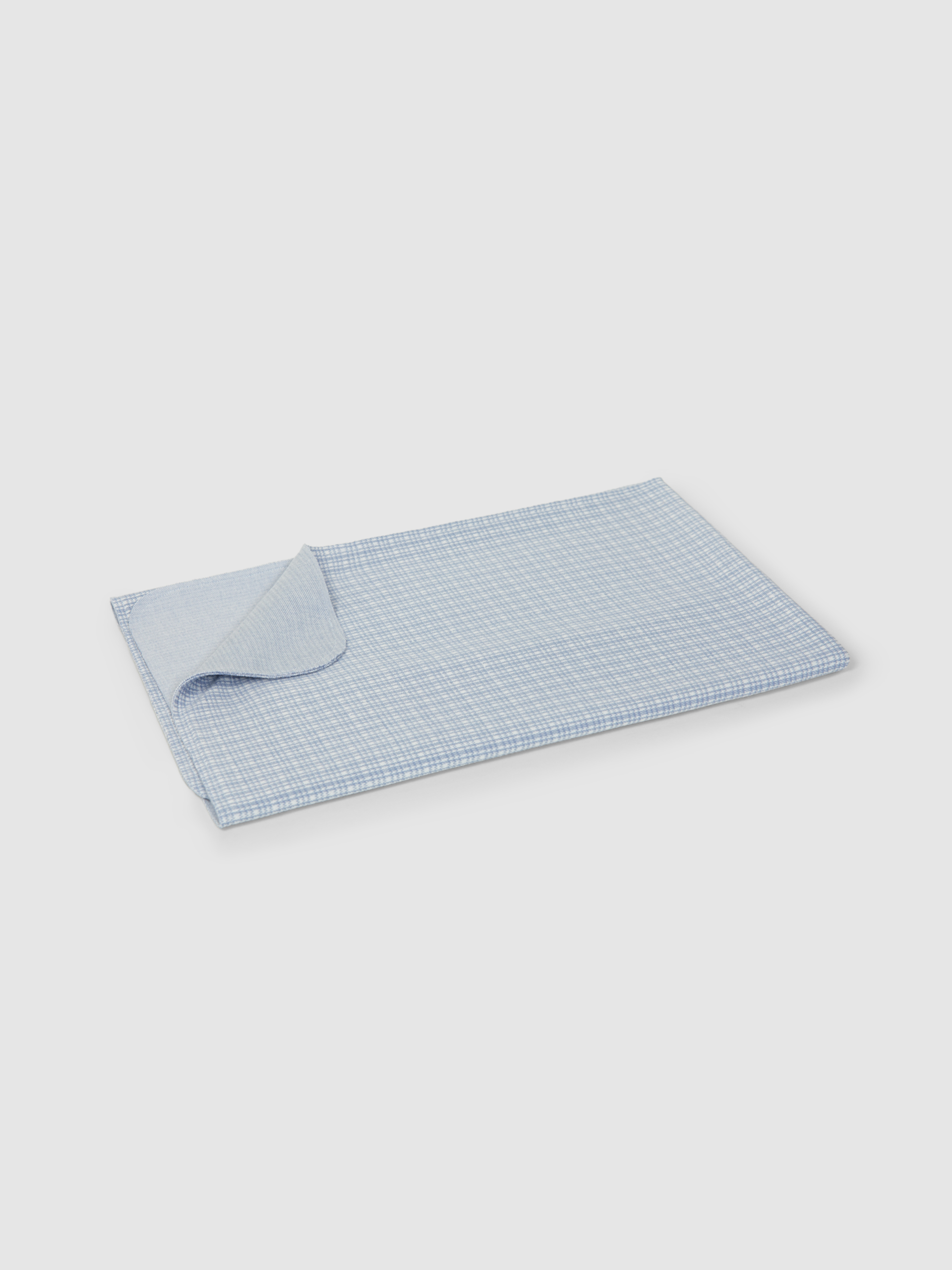 Blanket in jacquard jersey with tattersall