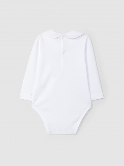 Long-sleeved bodysuit round neckline Long-sleeved bodysuit round neckline