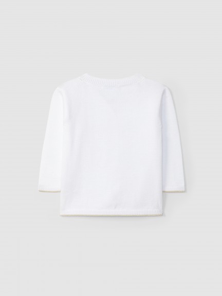 V-neck jacket with contrast colour detail V-neck jacket with contrast colour detail