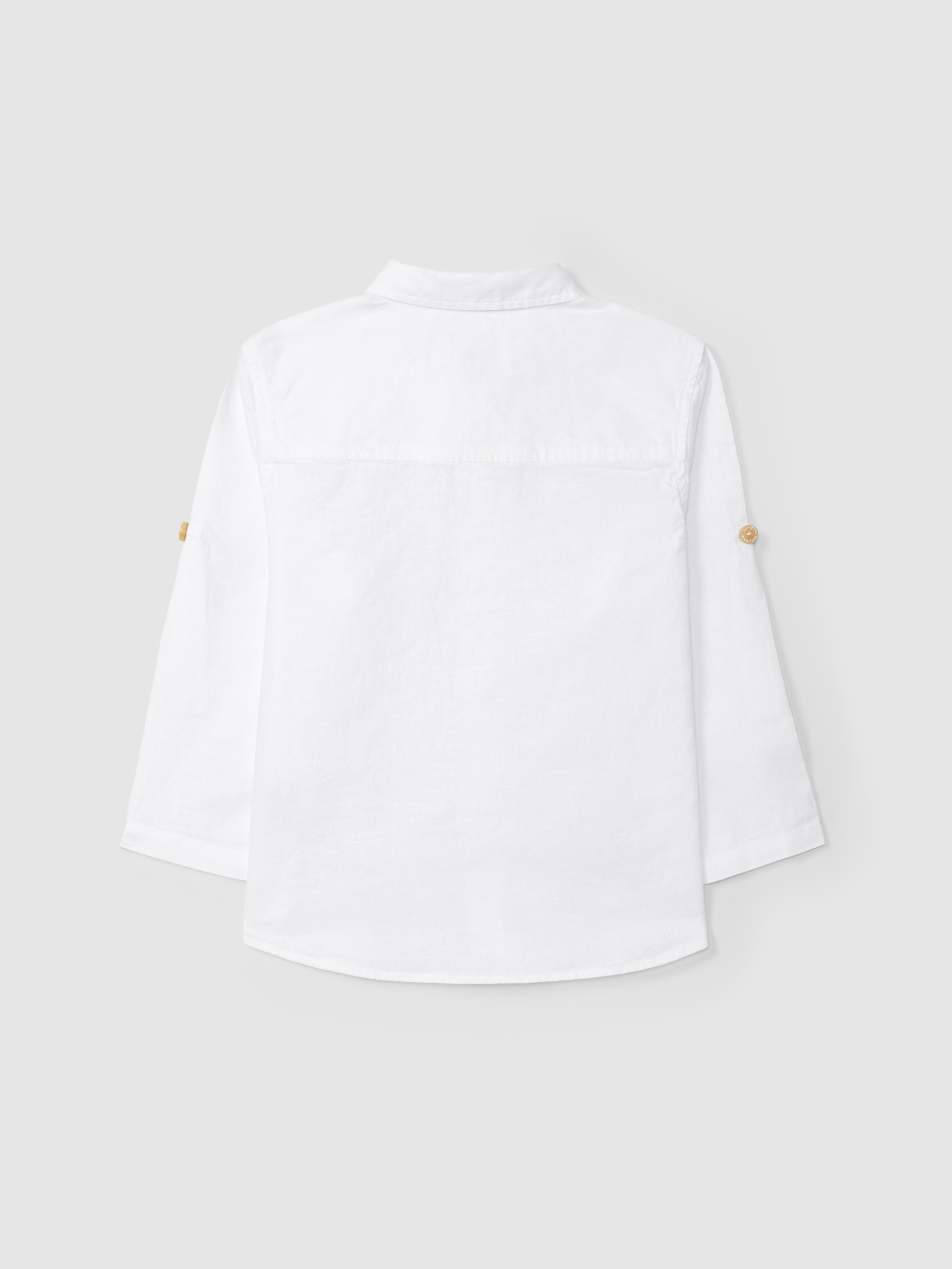 Plain shirt with collar