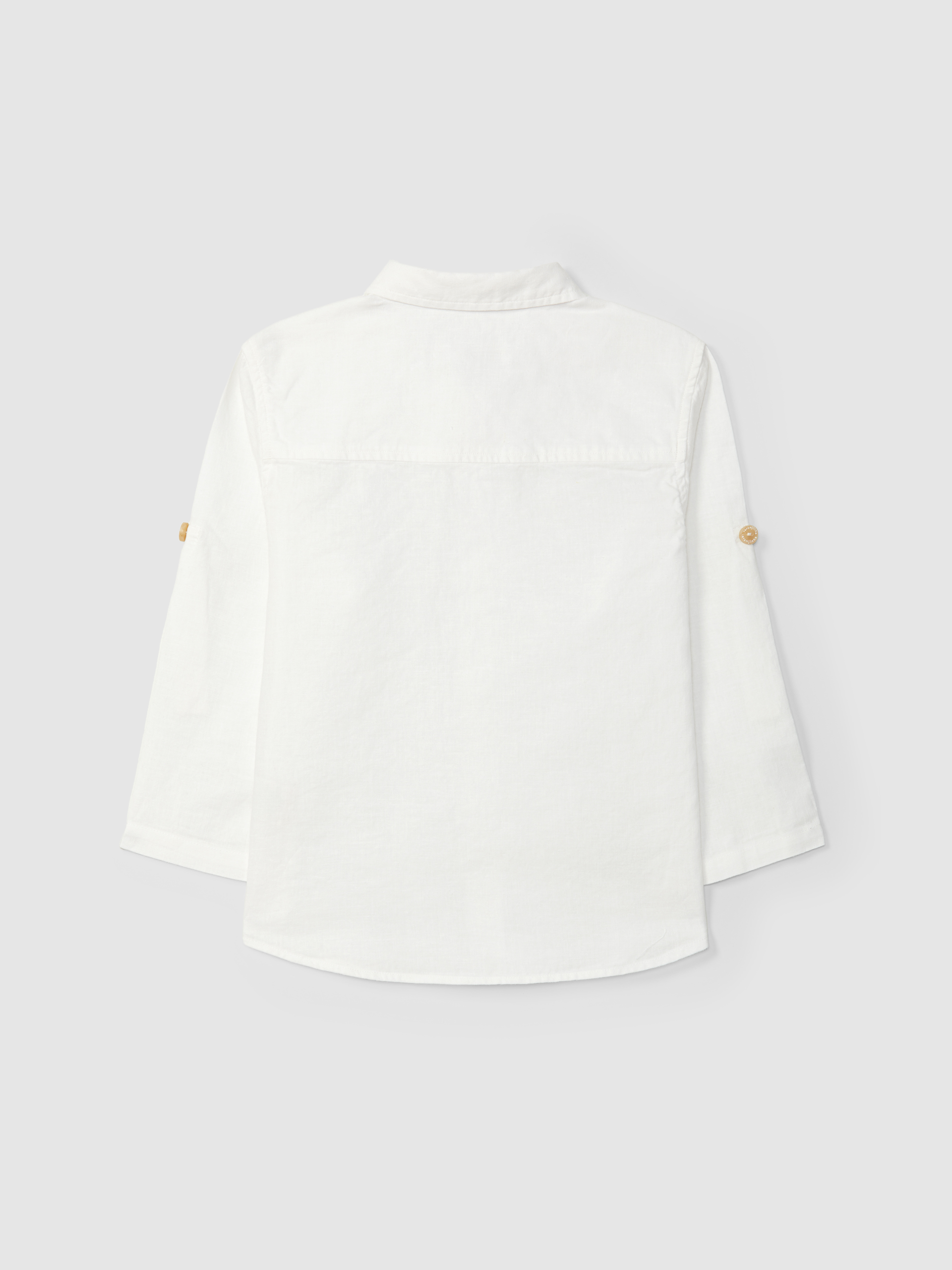 Plain shirt with collar