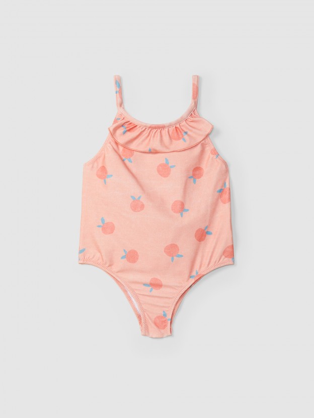 Maillot de bain imprimé de pommes Maillot de bain imprimé de pommes