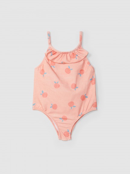 Fato de banho estampado de ma�as