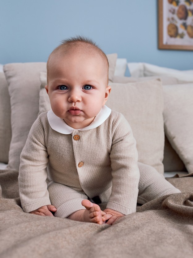 Organic cotton jumpsuit with pockets Organic cotton jumpsuit with pockets