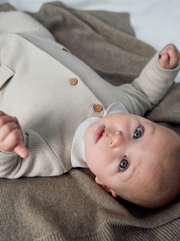 Organic cotton jumpsuit with pockets Organic cotton jumpsuit with pockets