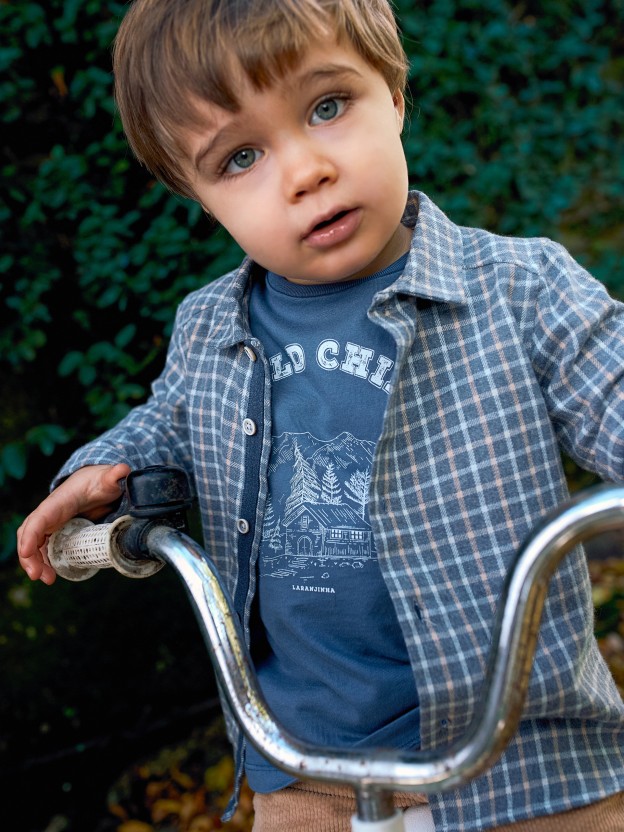 Organic cotton check shirt Organic cotton check shirt