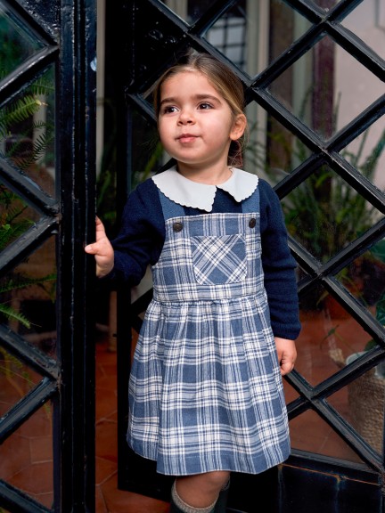 Check pinafore dress Check pinafore dress