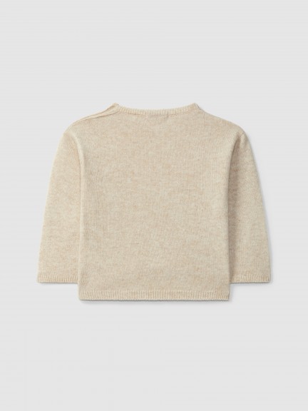 Knitted jumper with figurative intarsia Knitted jumper with figurative intarsia