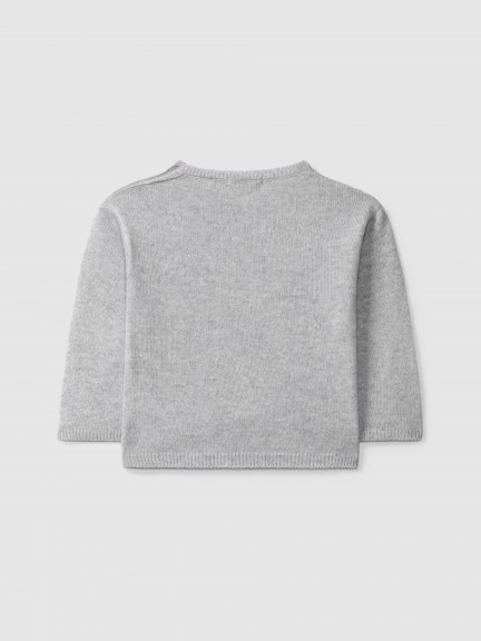 Knitted jumper with figurative intarsia Knitted jumper with figurative intarsia
