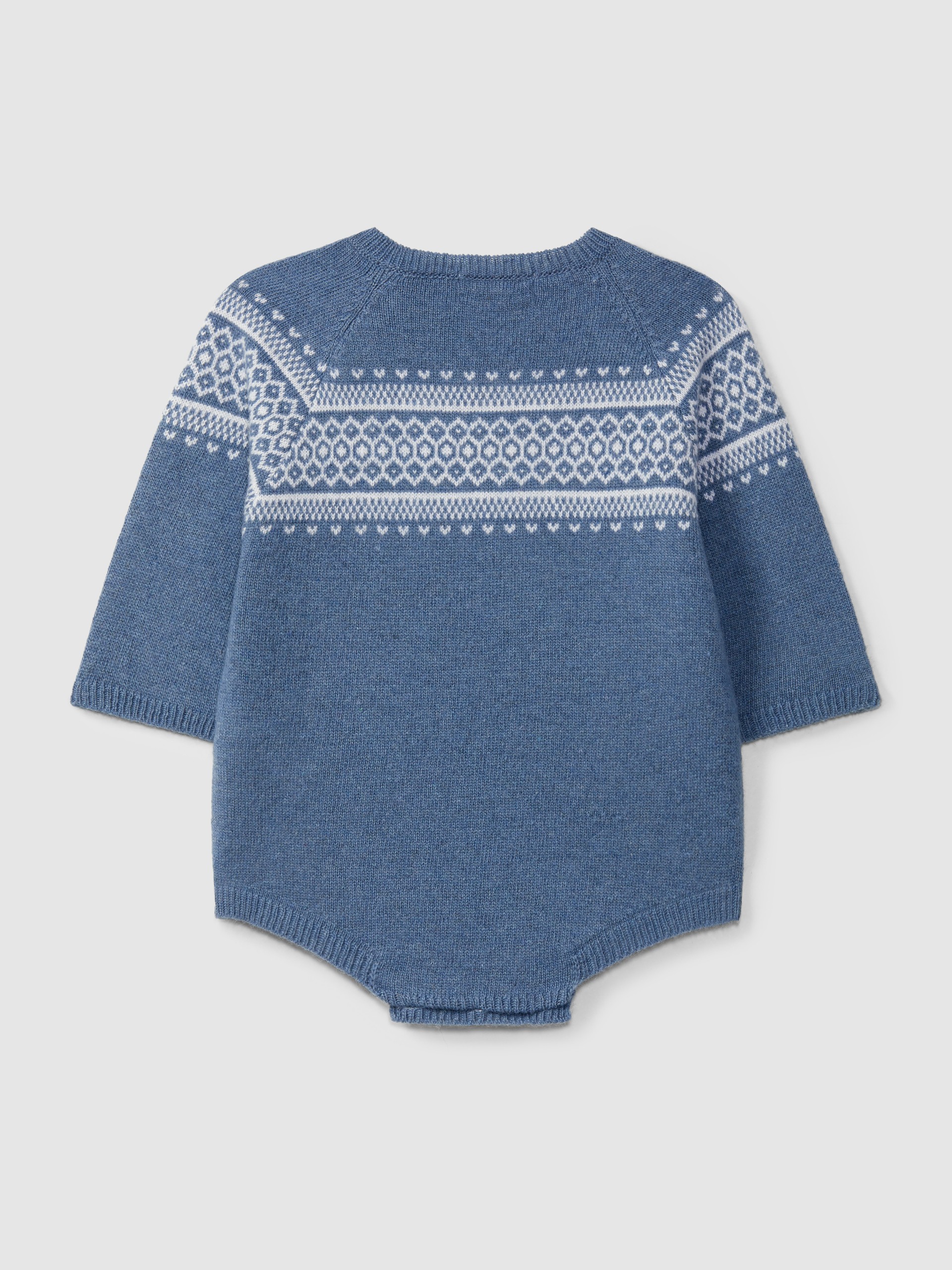 Fofo tricotado com jacquard