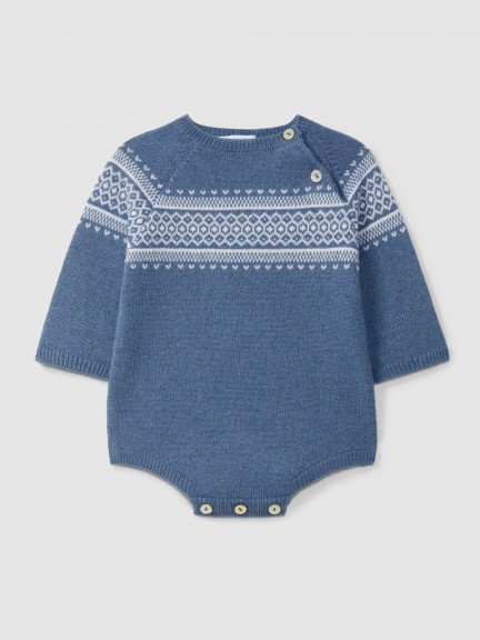 Bombacho tricotado en jacquard Bombacho tricotado en jacquard
