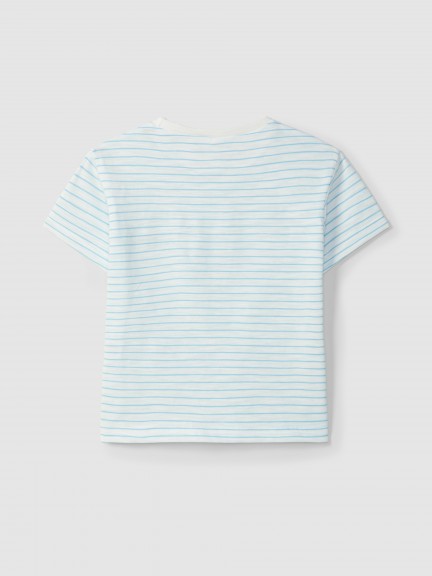 Camiseya a rayas con bordado Camiseya a rayas con bordado