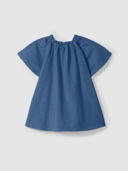 Plain top in slub jersey Plain top in slub jersey