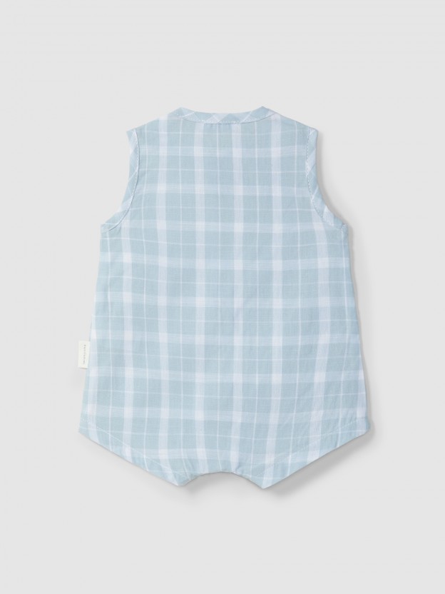 Ensemble jambes courtes carreaux Ensemble jambes courtes carreaux