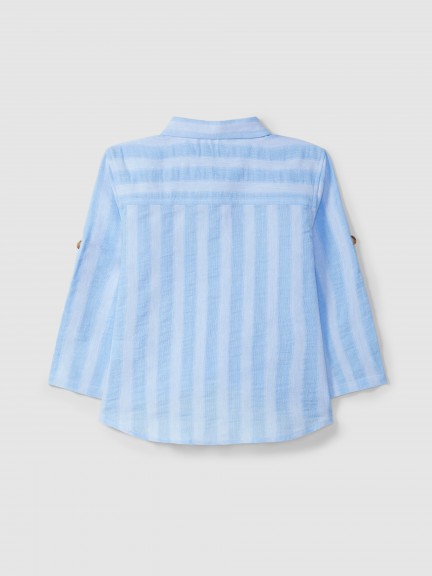 Linen shirt with natural appearance Linen shirt with natural appearance