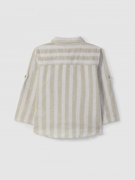Linen shirt with natural appearance Linen shirt with natural appearance