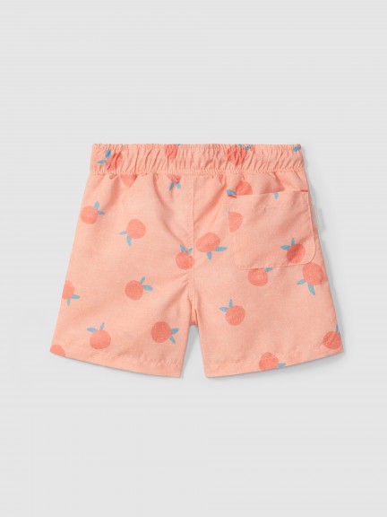 Short de bain imprimé de pommes Short de bain imprimé de pommes
